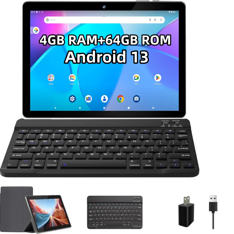 Meilleures ventes : Tablette PC E10 10,1 pouces Android 13 Type-C 4 Go de RAM 64 Go de ROM Processeur Allwinner A133 Quad-Core 1,4 GHz Double caméra_voghion.com
