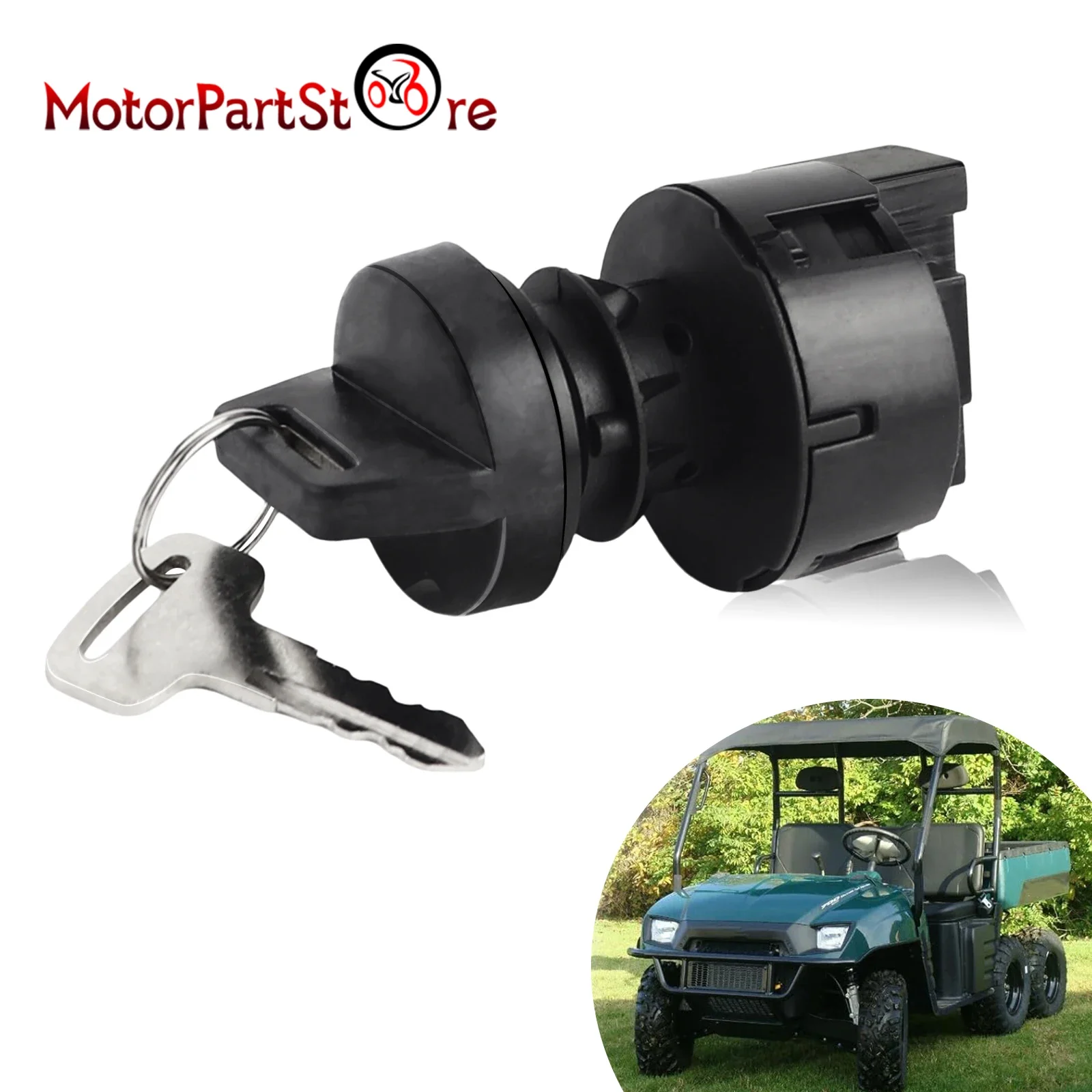 1PZ 6-Pin Ignition Switch Key For Polaris Sportsman ACE SP X2 450 500 550 570 800 850 ATV/UTV
