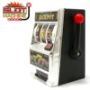 Las Vegas Style Tabletop Slot Machine, Mechanical Fruit Machine, Money Box, Coin Bank, Casino Jackpot Slot Machine, Piggy Model 5
