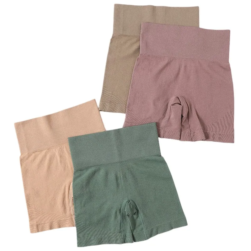 Women High Waist Shorts Panties Hip Lift Tummy Control Fitness Sports Seamless safety shorts,high waist shorts,workout shorts,high waist panties,safety pants,high waist underwear,seamless panties