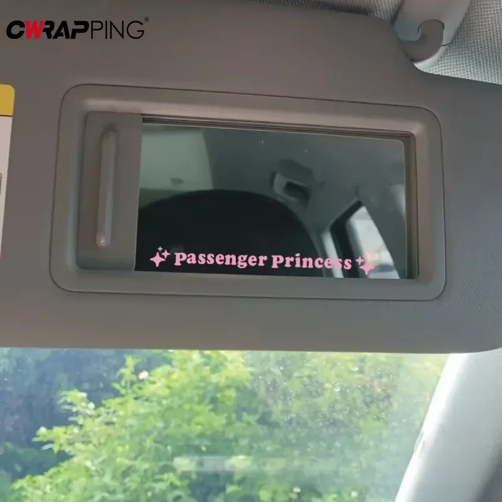Car Stickers 2PCS for Women Car Rearview Mirror