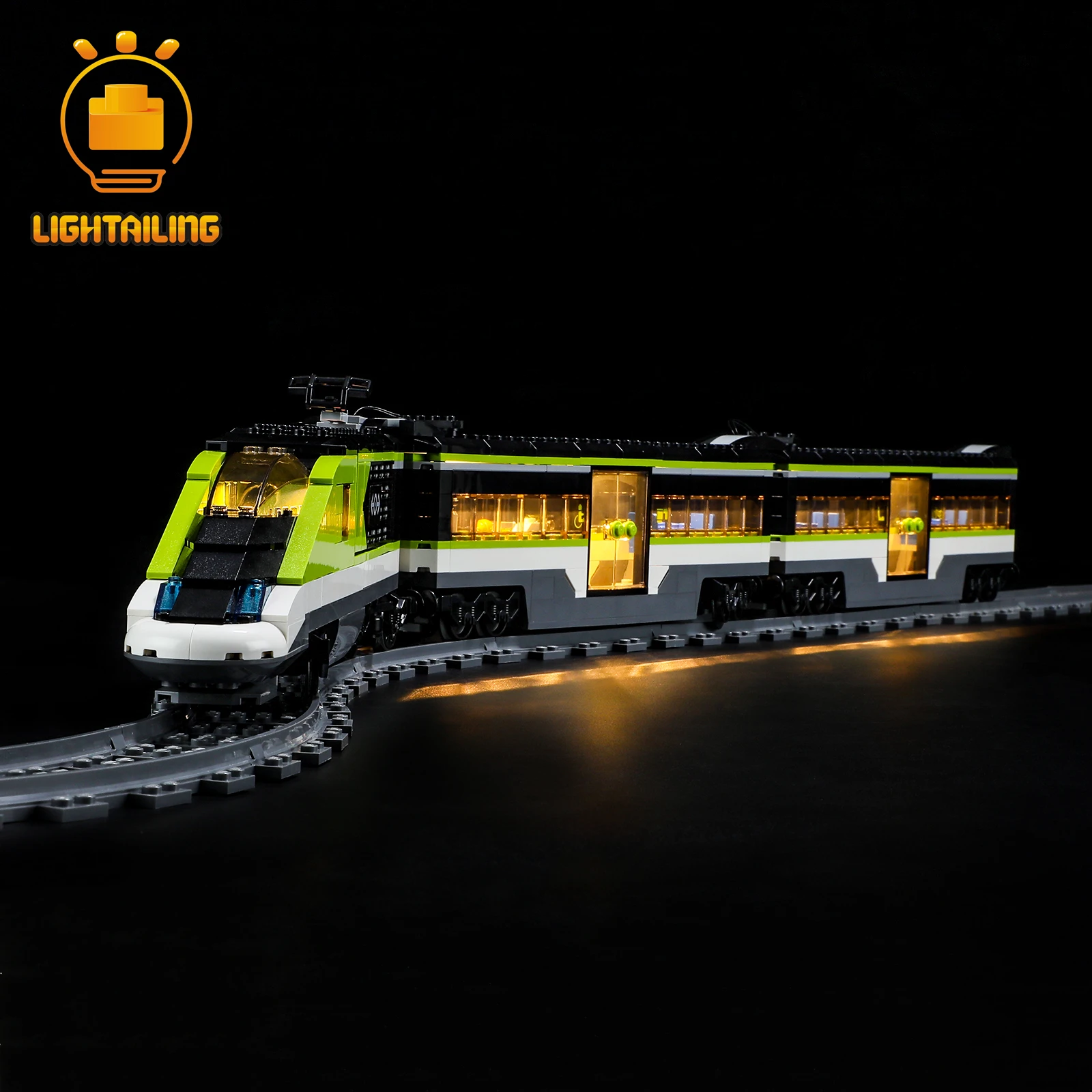 LIGHTAILING Light for Lego-60337 Express Passenger-Train - Led Lighting Kit  Compatible with Lego Building Blocks Model - NOT Included The Model Set