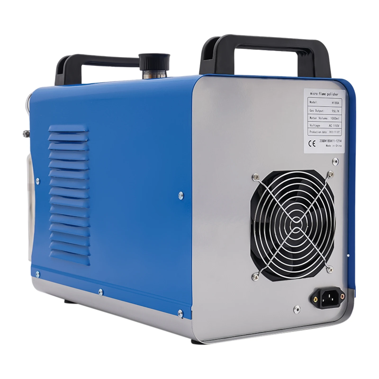 Acrylic Polishing Machine Polisher w/Flame Torch H180 95L/h Oxygen-Hydrogen Generator Water Welder HHO 6