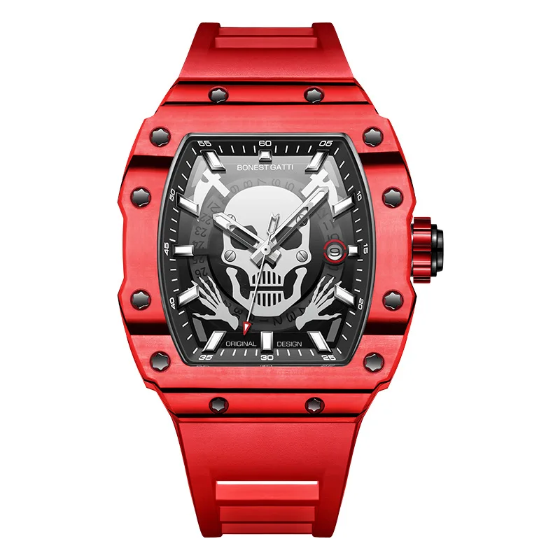 Brand watch carbon fiber luminous waterproof mechanical watch