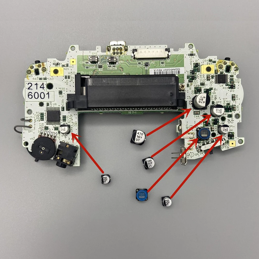 JCD Hauptplatinen-Kondensator für GBA GBP GBC für Gameboy Pocket für GBA GBC GBP GBA SP GBL Color Hauptplatinen-Reparatur-Ersatz – Detail 3