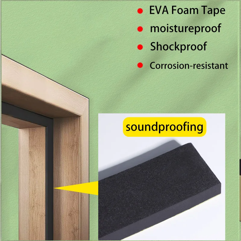 High-Tack Waterproof Foam Tape - Single-Sided Shockproof Sealant