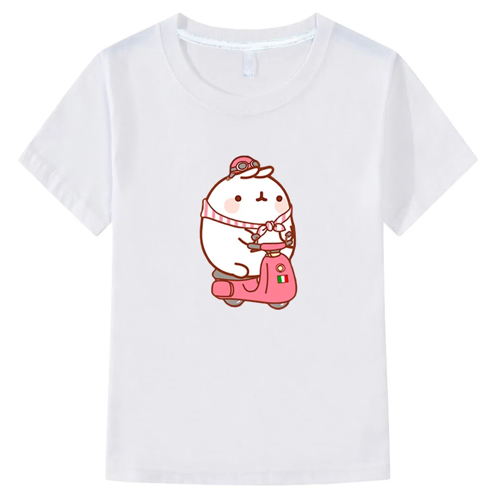 T-shirt da luva da onda do coelho da morango cor-de-rosa - loja da forma de  Kawaii