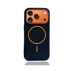 Luxury Matte Soft Magnetic Case with Wireless Charging Compatibility - iPhone 12 Pro Max (Black)