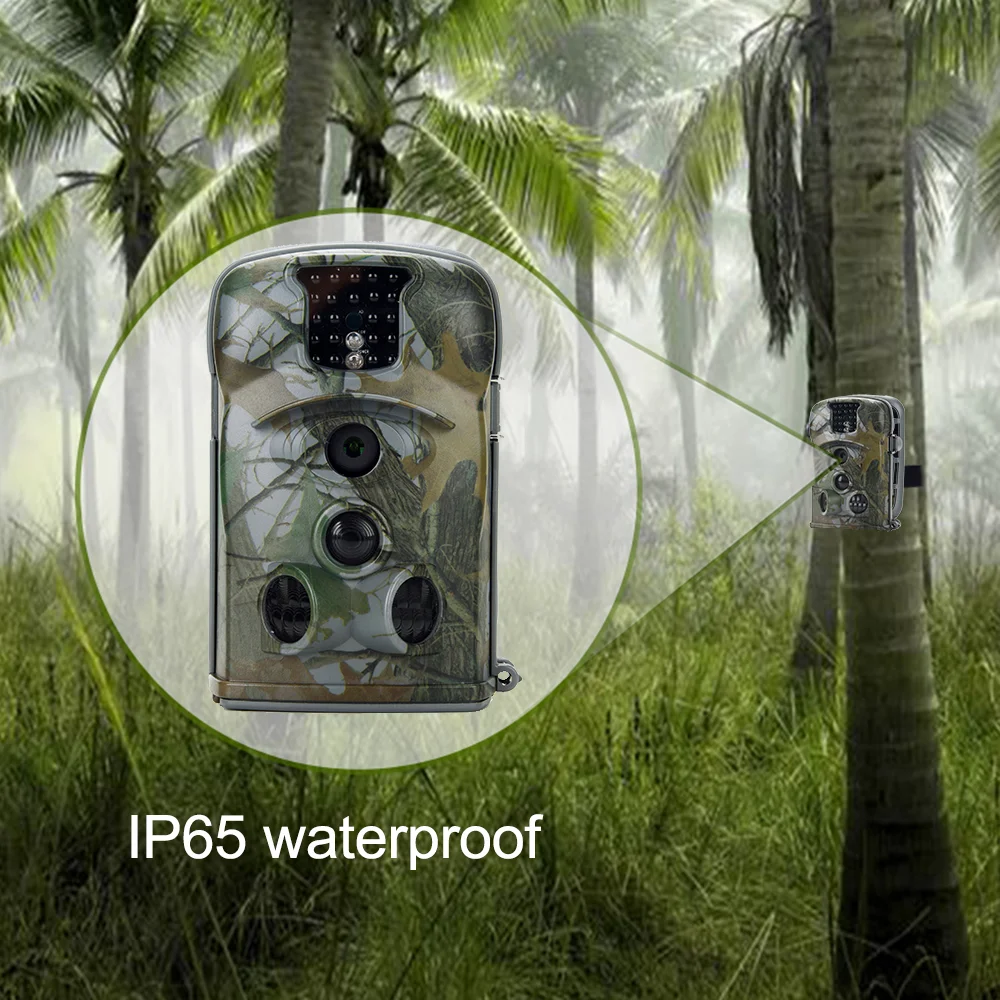 940nm LED Hunting Camera Trail Cameras HC5210A 20MP 1080P(30fps） IP65 Photo Trap 0.3s Trigger Wildlife Surveillance Cams Track