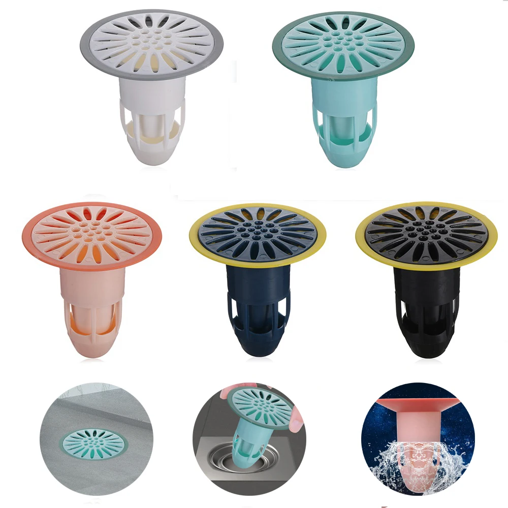 Anti odor Floor Drain Core Kitchen Sink Silicone Backflow Preventer Insect Prevention Anti