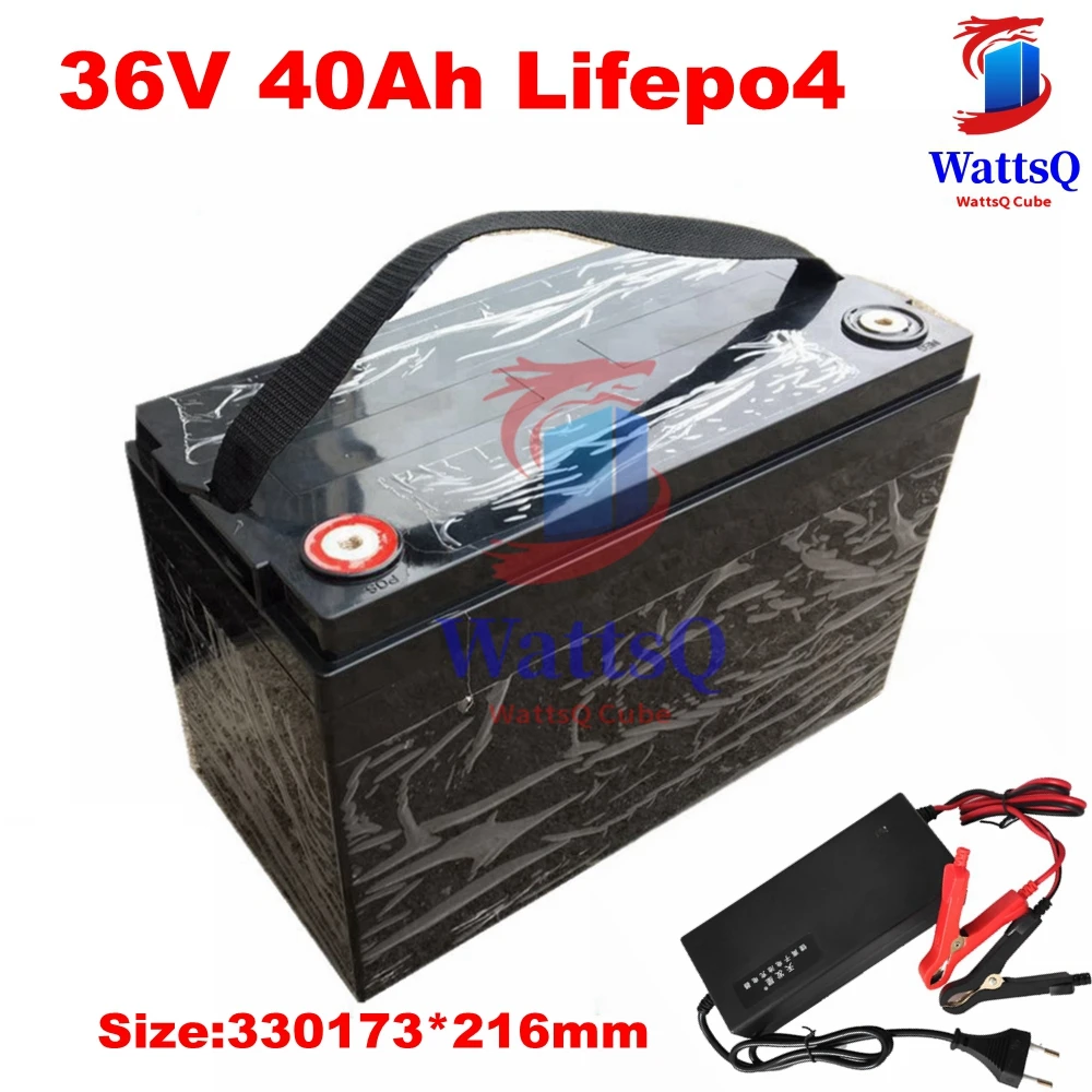 36V 40Ah 42Ah LiFepo4 battery pack for rickshaw ebike power bank power tools sotrage 2000W