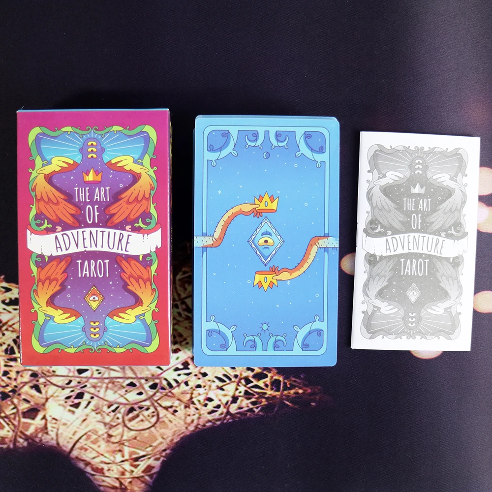 

12X7CM Size Cards.The Art Of Adventure Divination Tarot Card.Oracles Deck.tarot cards for beginners.tarot card with guide book