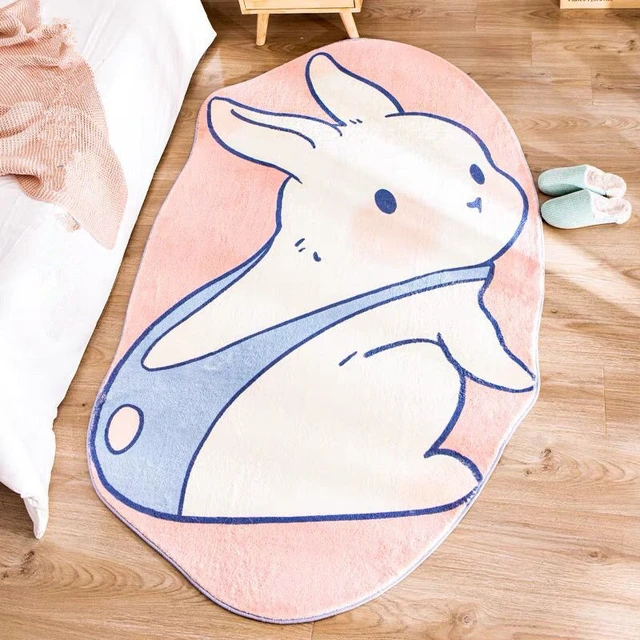 Tapete De Yoga Imagem de desenho animado de coelho bonito