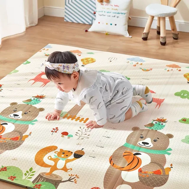 NEW 200x180x1cm Baby Foam Play Mats Playmat Floor Mats Carpet XPE Mats Floor Crawling Rugs Mat Foldable Baby Mat Gift For Kids 2