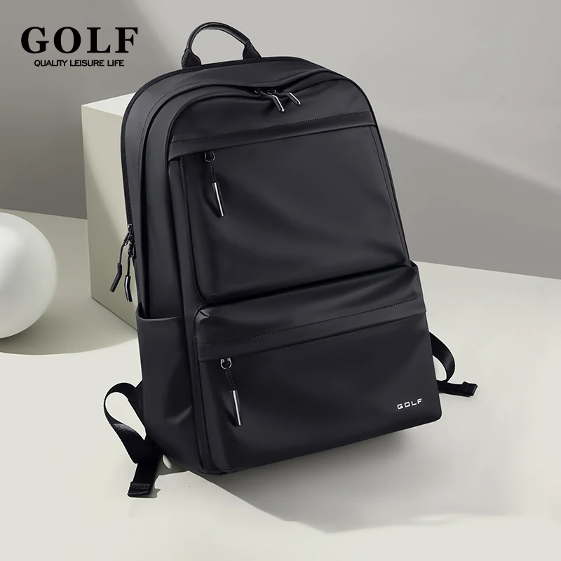 GOLF Backpack 17 3 Inch Laptop Mens Waterproof Backpacks Bags Minimalist Oxford Computer Versatile Travel Bag Large Size