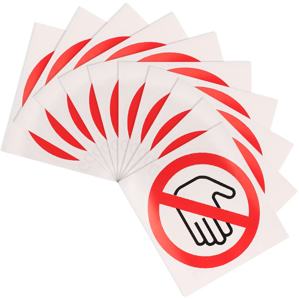 

Do Not Touch Sticker Safety Labels Decal No Touch Sign Stickers Not Warning Decals Signs Cars Security Adhesive Caution