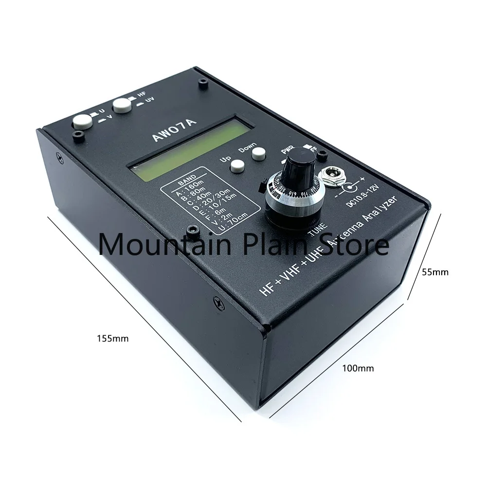 

Hand Sets Talkie Radio HF +UV SWR Antenna Meter Tester HF/VHF/UHF AW07A 1.5-490MHZ Shortwave Ham Radio 160M Measure Tool