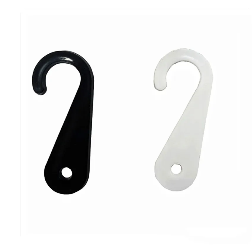 93*64mm Plastic Hanger&Hook For Sock Garment Textile Accessories Black 