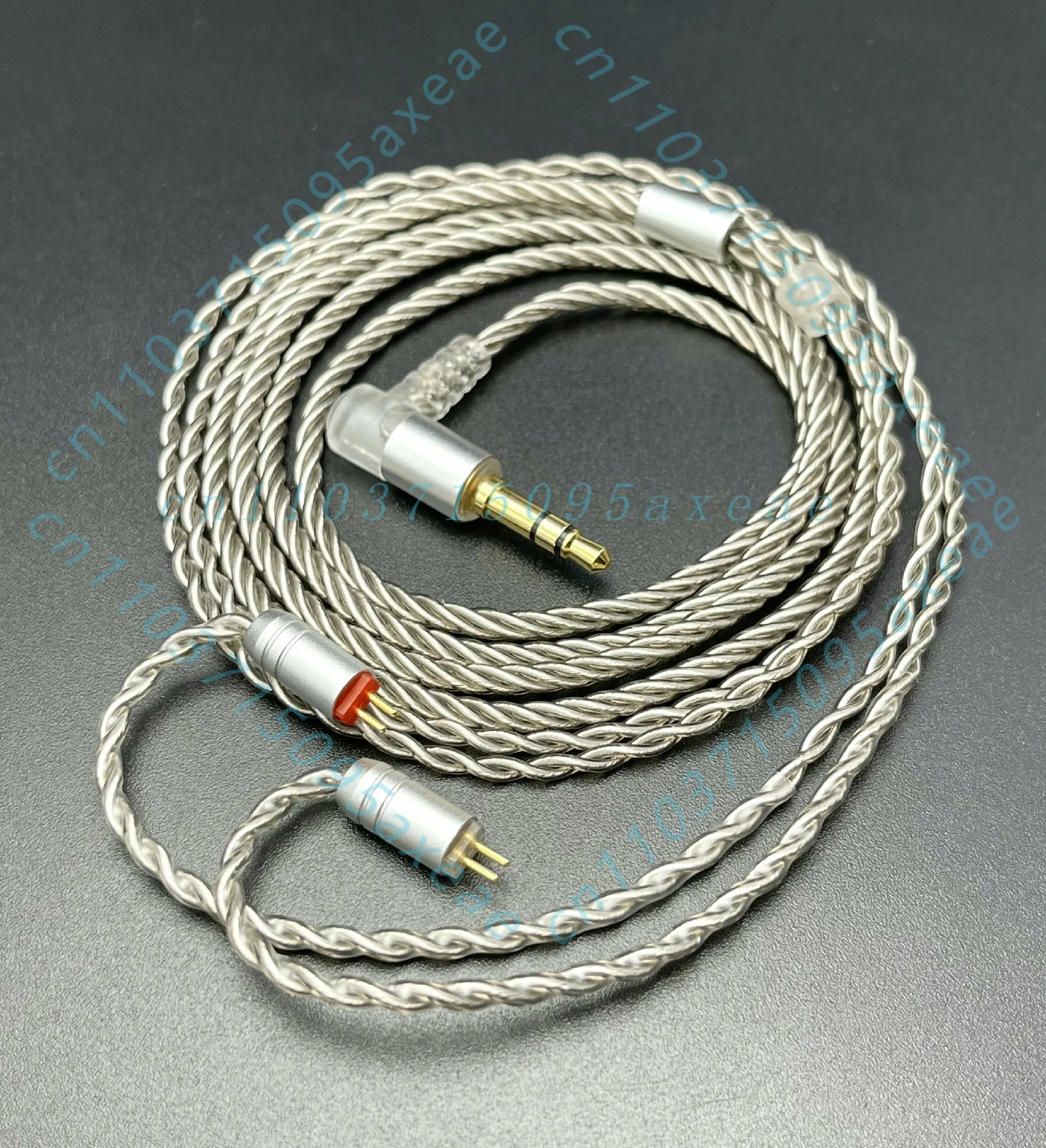 Moondrop Lan Bamboo 7Hz Salnotes Zero EPZ 헤드폰 업그레이드 케이블 0.78mm 2Pin 단결정 구리 은도금