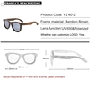 New Style Bamboo Woven Fashion Personality Frame,Trendy Leg Pattern, Logo Printable For Men and Women Driving Sunglasses 2