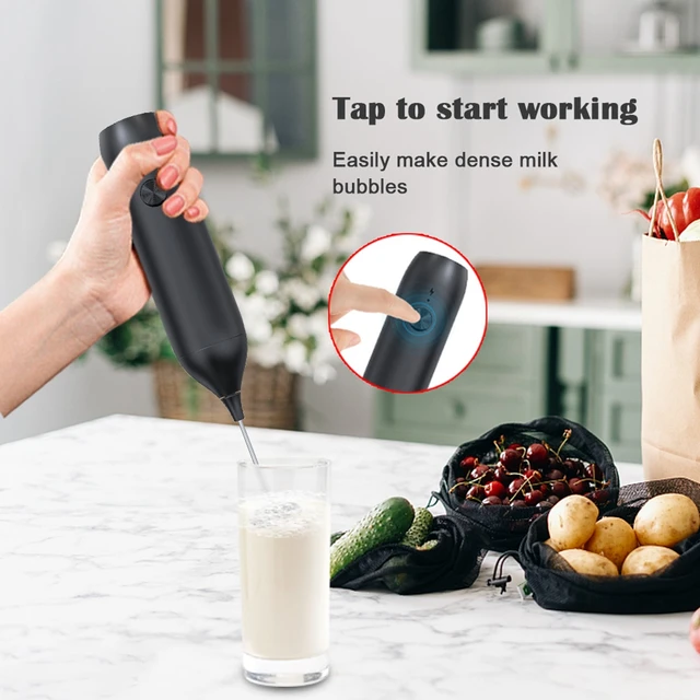 s $17 Handheld Milk Frother Makes Fancy Coffee Drinks