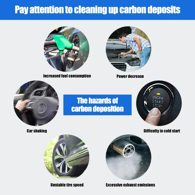 5/1pcs Valve Carbon Cleaning Brushes for Air Door Carbon Deposits Car Engine Air Inlet Wash Tool Brush Car Detail Cleaning Brush