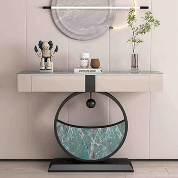 Consolle francese elegante Tavolo consolle di lusso moderno estetico alla moda per ingresso corridoio Tisch Wohnzimer Möbel Mobili