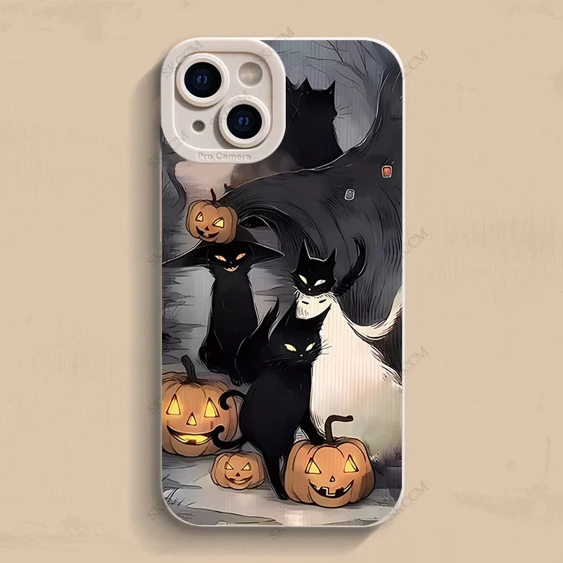 Dark Humorous Monster Cat Fox Creative Shockproof Phone Case