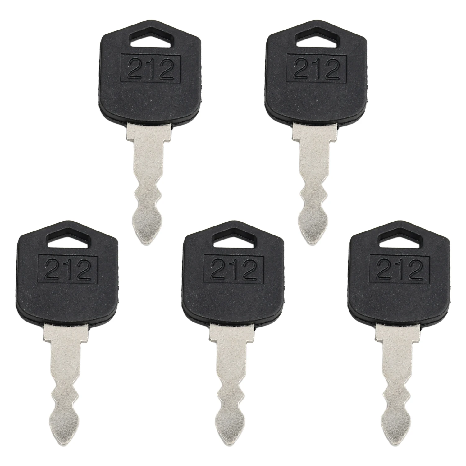 Ignition key 5pcs D554212 212 Compatible with Daewoo Doosan Forklift D25 D35 G25 G35