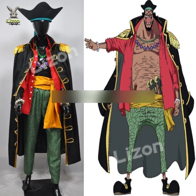 Cosplay Costume Marshall D Teach Blackbeard Season 2 Fullset Men Halloween Carnival Party Outfits