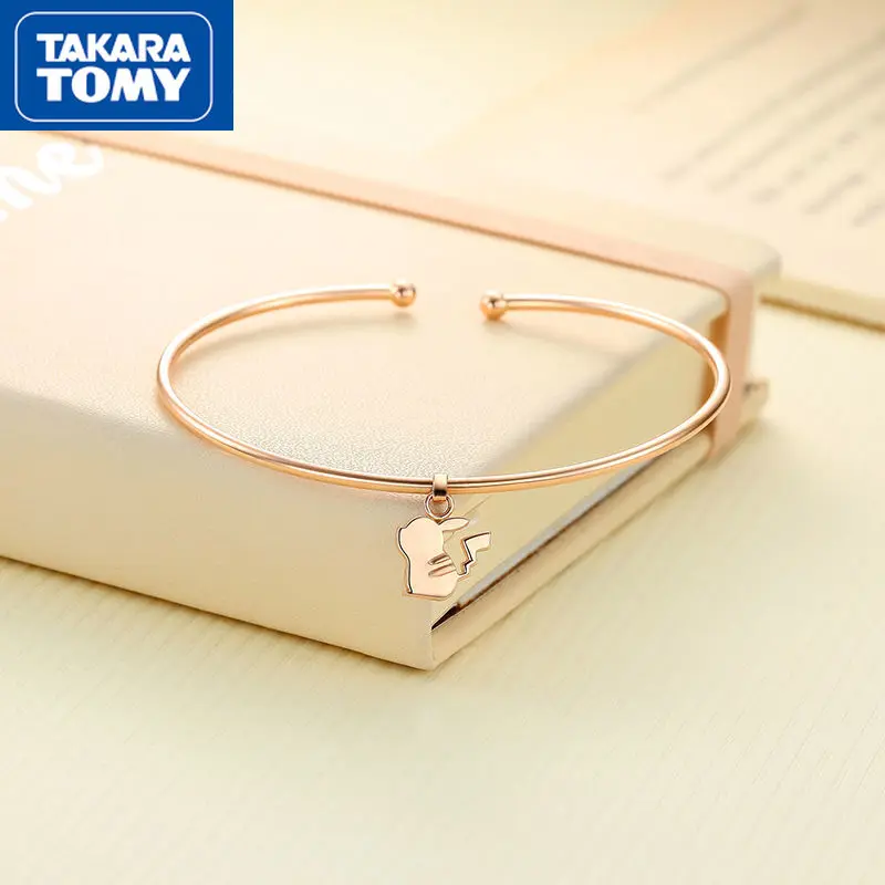 

TAKARA TOMY Ladies Rose Gold 925 Silver Hypoallergenic Light Bracelet Girls Cartoon Cute Sweet Accessories Bracelet