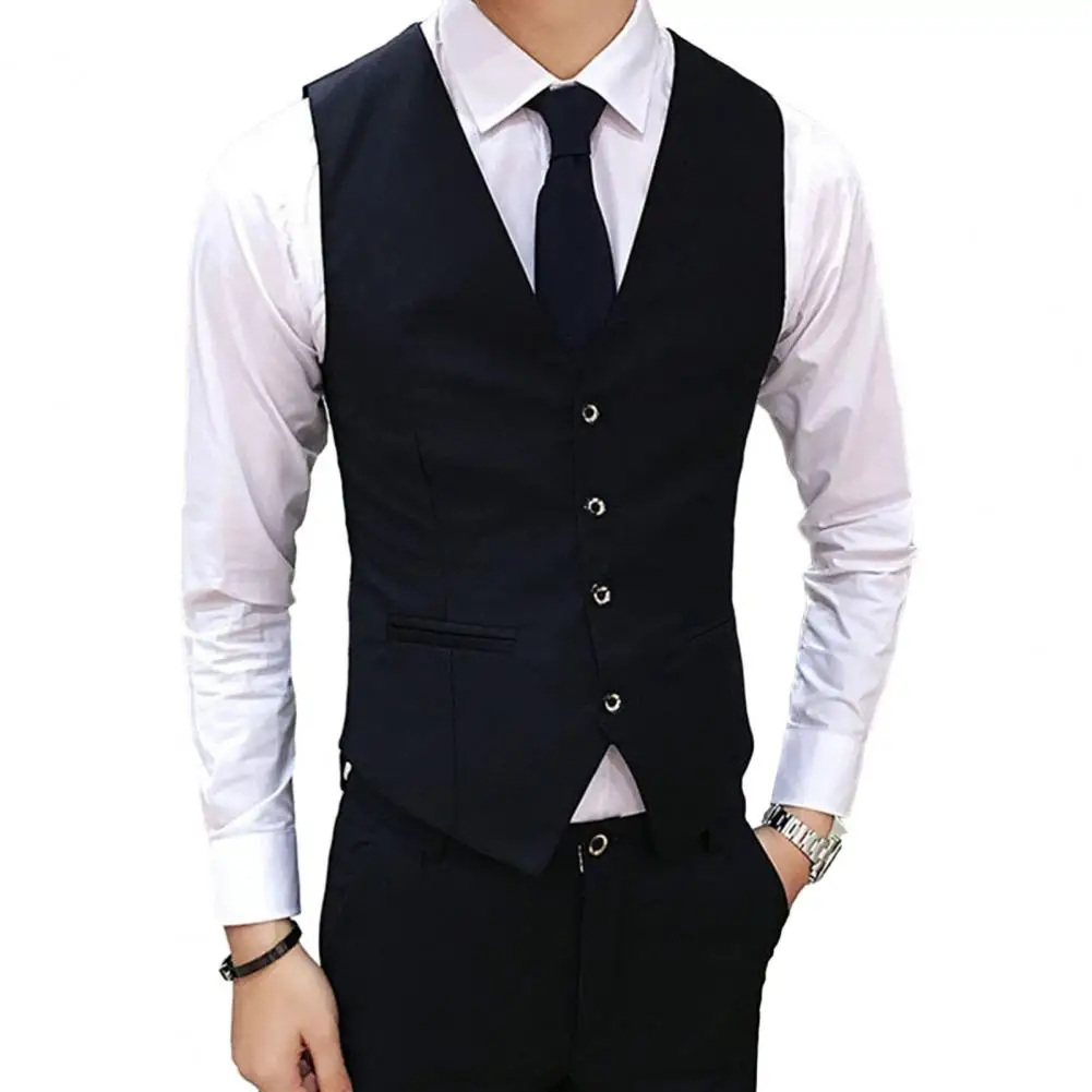 Gilet D'affaires Pour Homme - Coupe Ajustée - Gilet De