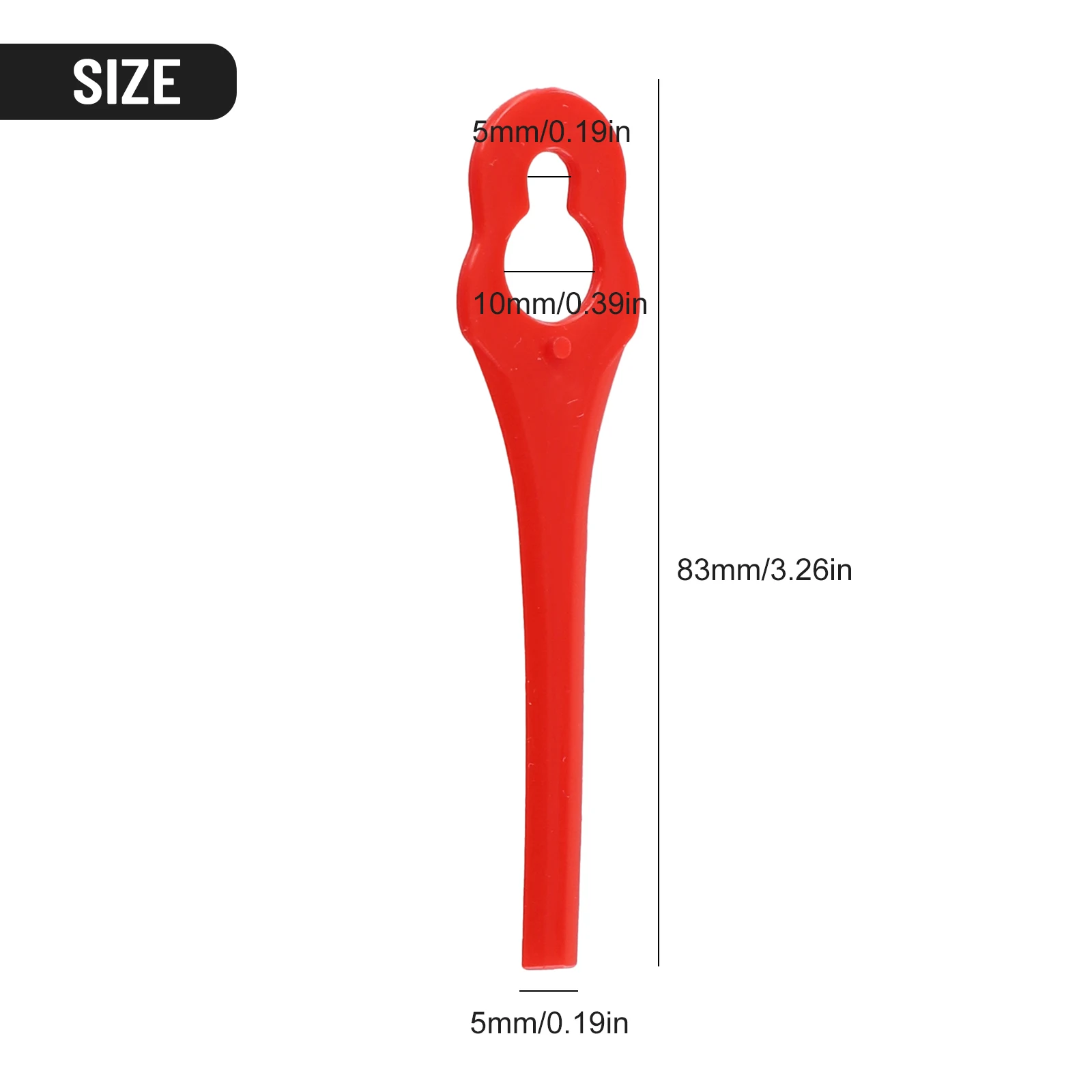 Home Gard Power Tool String Trimmer Part Lame In Plastica Ad Alte Prestazioni Durevole Per Parkside Prta 20-Lia1 Lidl Ian 311046 40 Pezzi