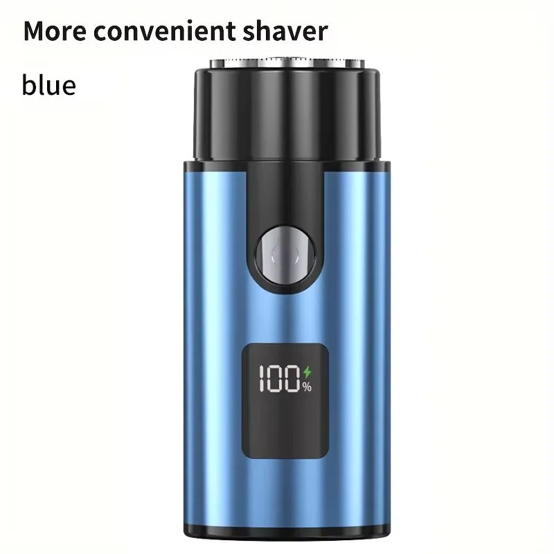 Mini Portable Electric Usb Rechargeable Shaver Mens Razor Portable Waterproof Razor Pocket Size Wet and Dry Mens Razor Trimmer