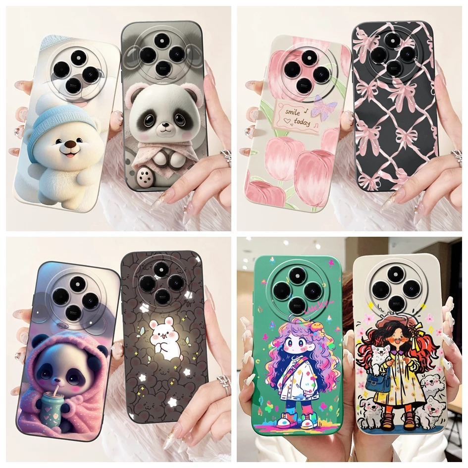 Lovely Rabbit Cartoon Matte Silicone Soft Case Cover