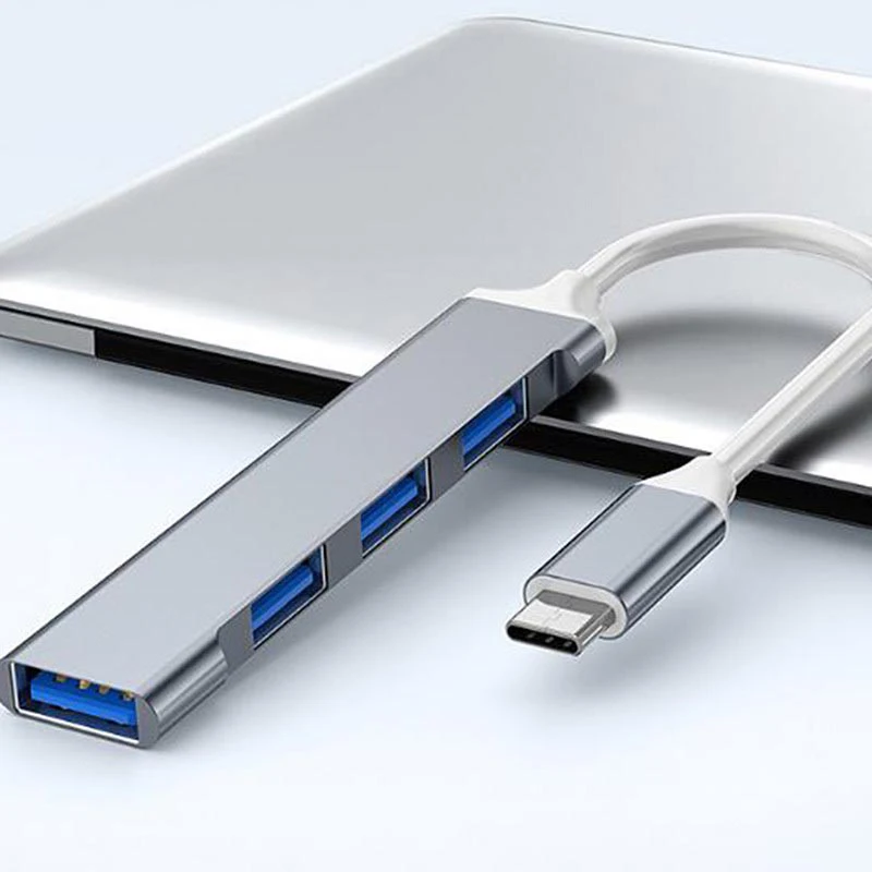 USB C 허브 3.0 C 타입 3.1, 4 포트 멀티 스플리터 어댑터, OTG 컴퓨터 액세서리