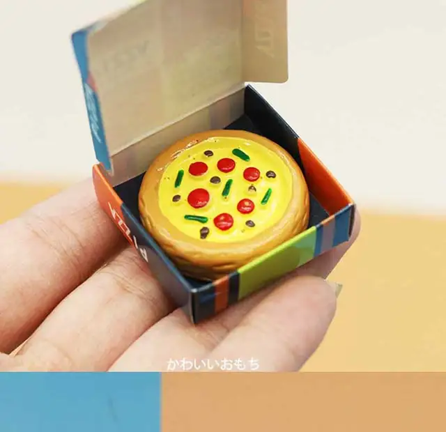 Jeu Rôle Adulte Lot De 100 Miniatures Alimentaires En Résine - Nourriture Maison De Poupée - Décoration Miniature - Hamburger, Pizza Décoration Miniature Cuisine