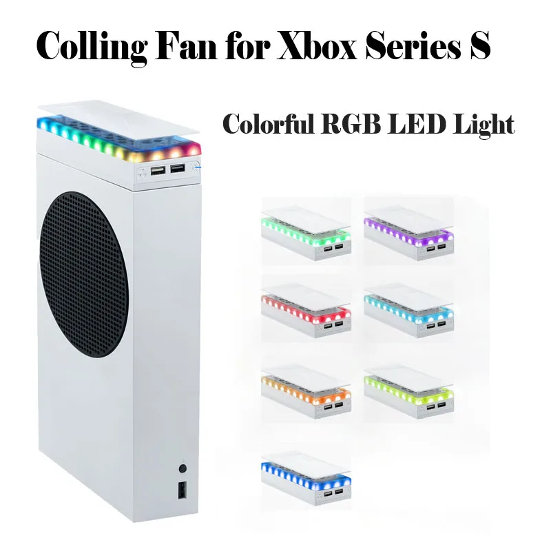 Upper Dual Cooling Fan Cooler with Atmosphere Light LED Lighting