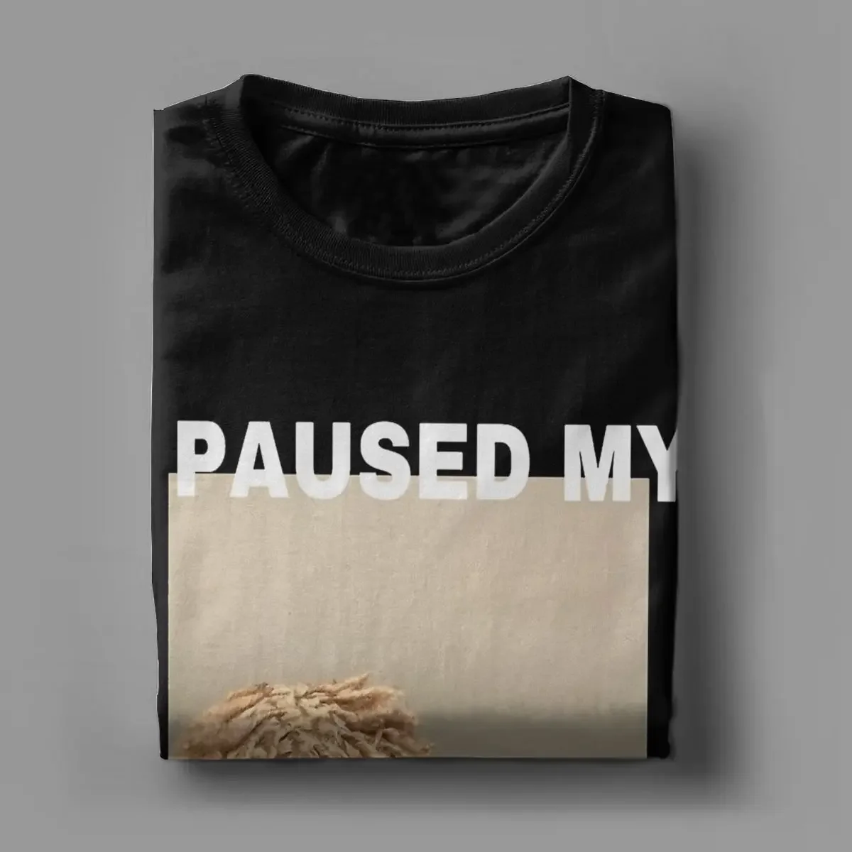 Camiseta de algodón con cuello redondo para hombre, camisa de