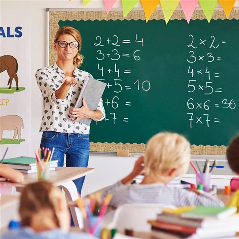 A82X-Border Sticker Bulletin Board Sticker, 20M For Bulletin Board Teachers/Students For Classroom/School Decoration