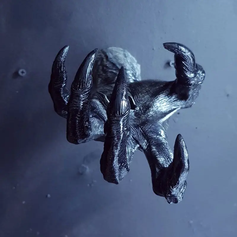 

Black Witch's Hand Wall Hanging Statue Room Decor Aesthetic Jewelry Display Hanging Organizer Home Desk Decoration Ornament Gift