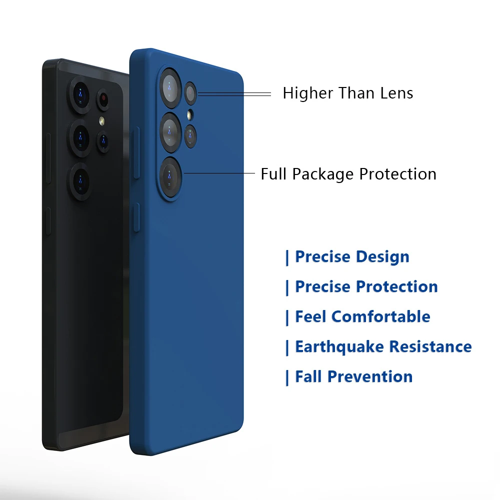 Premium Liquid Silicone Phone Back Cover