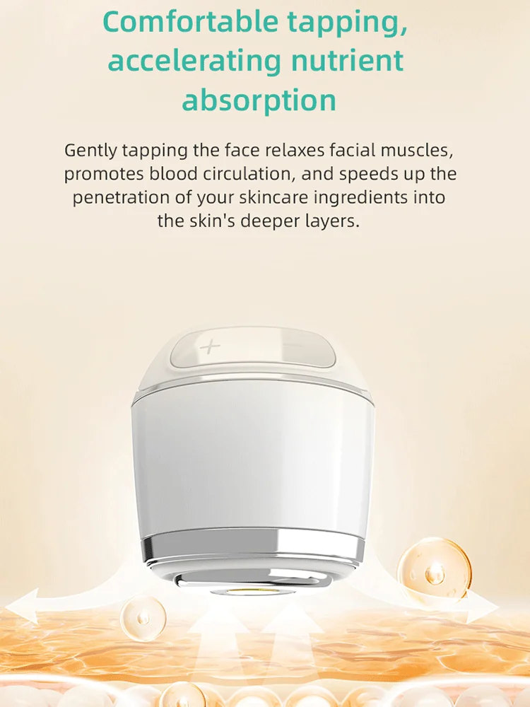 KiCA Skincare Device Face Lifting Tighten Skin Rejuvenation Gentle Warm Compress Ion Therapy Enhanced Cleansing Tool