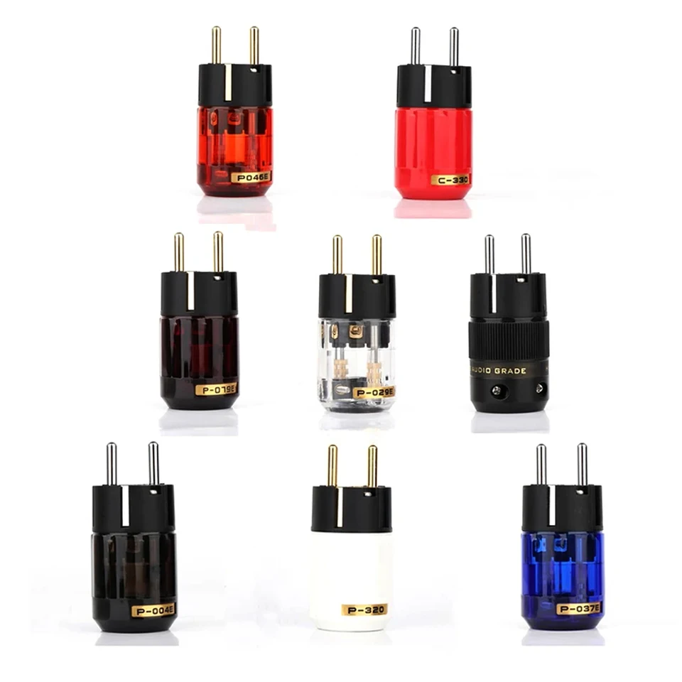 Spina Alimentazione IEC Placcata Oro Spina Di Alimentazione HiFi Placcata Oro 24K – Connettore IEC SCHUKO C15 C13 Per Cavi Fai Da Te Cavo Alimentazione Placcato Oro - Foto 9