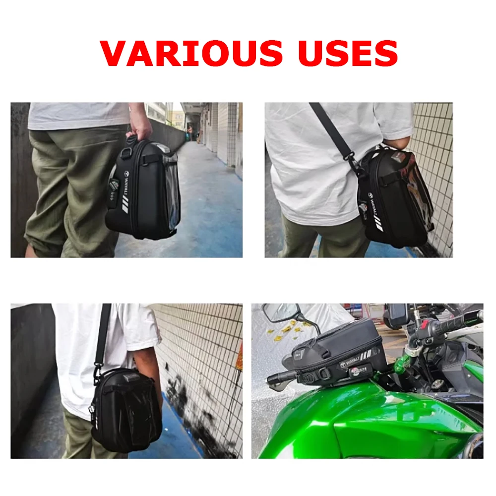 연료 탱크 가방 배낭 탱크락 가방, 오토바이 액세서리, 스즈키 GSF600 N GSF1200 S 밴딧 GSX-R 750 GSXR 600 TL 1000 R
