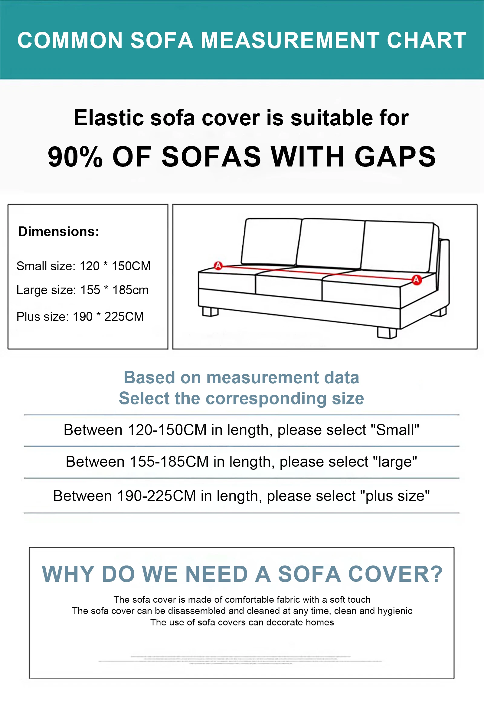 Description Picture 5 of itemSofa Bed Cover Adjustable Stretch Sofa Towel with Skirted All-inclusive Soft Milk Silk Sofa Covers for Foldable Armless Sofa Bed
