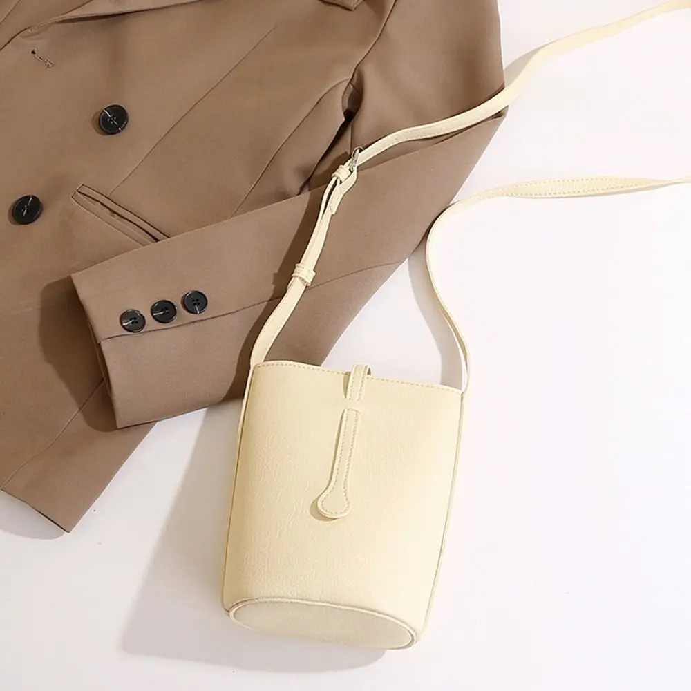 Girls Gift Exquisite PU Leather Shoulder Bag Soft Zipper Mobile Phone Pouch Large Capacity Casual Portable Handbags Daily Use