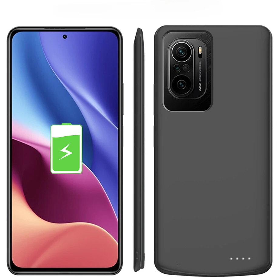 10000mAh Powerbank Charging Cover For Xiaomi Mi Poco F3 External Battery Cases Portable Charger Power Bank Case Coque Funda