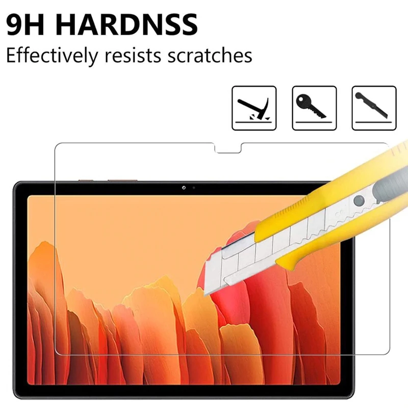 For Samsung Galaxy Tab A7 10.4" 2020 SM-T500 T505 Tempered Glass Screen Protector Tab A7 Lite 2021 T220 T225 8.7" Tablet HD Film 3