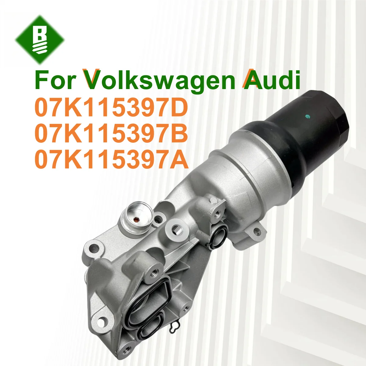 Oil Filter Assembly 07K115397D 07K115397B 07K115397A Suitable for Beetle Golf Passat Jetta RS3 RSQ3 TTRS